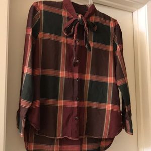 Madewell plaid shirt